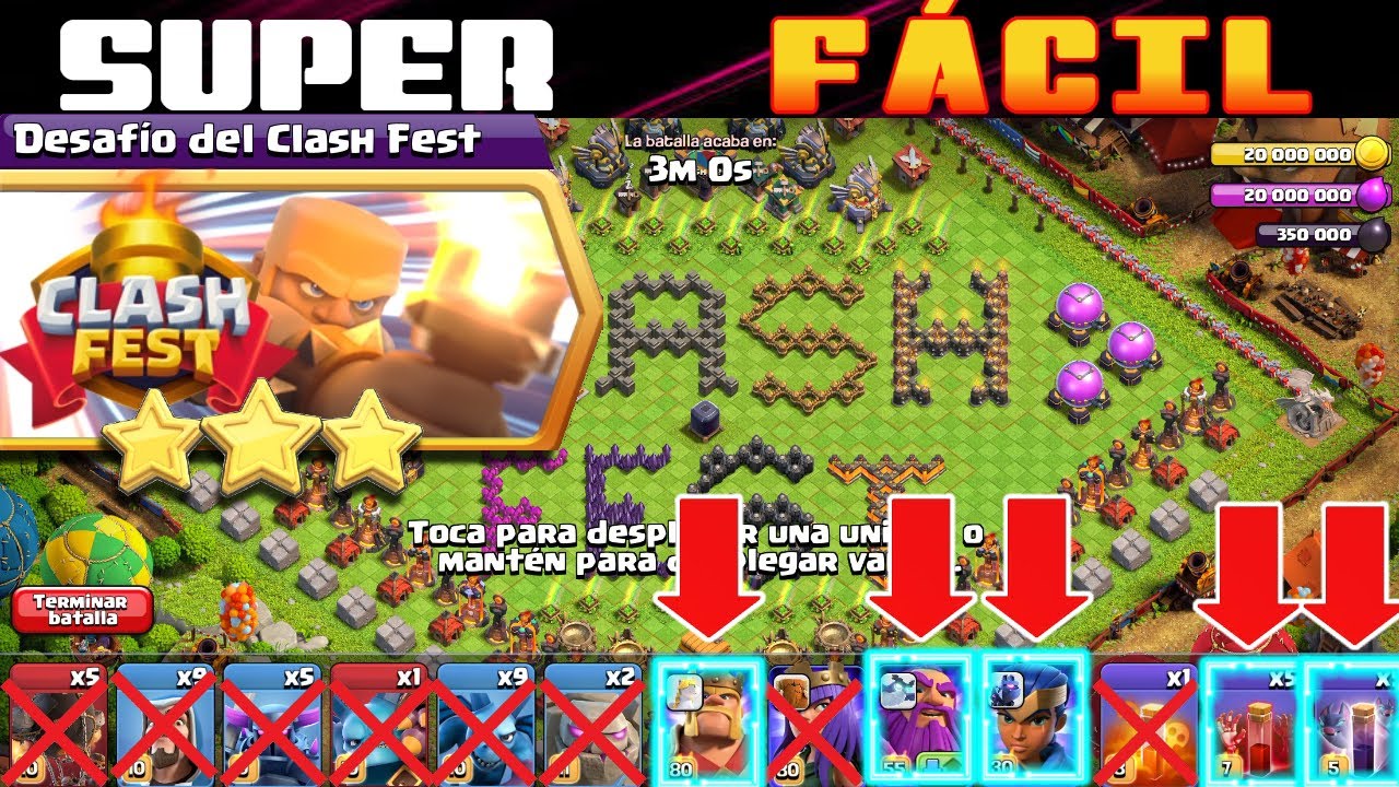 CÓMO COMPLETAR FÁCIL y RÁPIDO el NUEVO DESAFÍO Clash Of Clans *DESAFIO