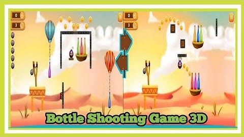 Bottle Shooting Game Gameplay Trailer ( iOS & Android ) Level 41-45 Walkthrough #@Bottlegaming786