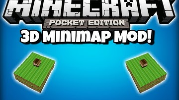 3D MiniMap Mod - Minecraft Pocket Edition - Mod Showcase [0.10.5]