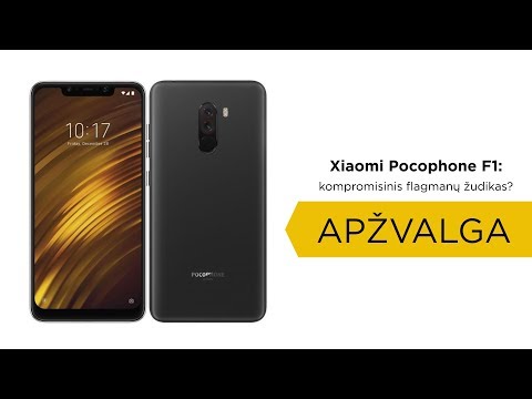 Video: Mažėjanti Kaina „Pocophone F1“: „Xiaomi“mobilųjį Telefoną Galima įsigyti Už Nedidelę Kainą