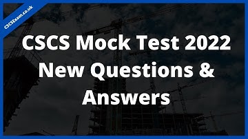 CSCS Mock Test 2023 - 50 Full CSCS Test Questions and Answers