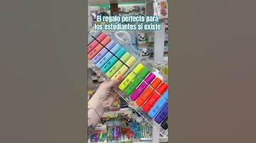 El regalo perfecto para los estudiantes sí existe #libreria #plumones #regalos #estudiantes #color
