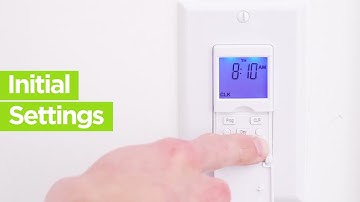 7 Day Programmable In-Wall Timer Switch, Single Bole 3 Way Use Blue Backlight BN-LINK