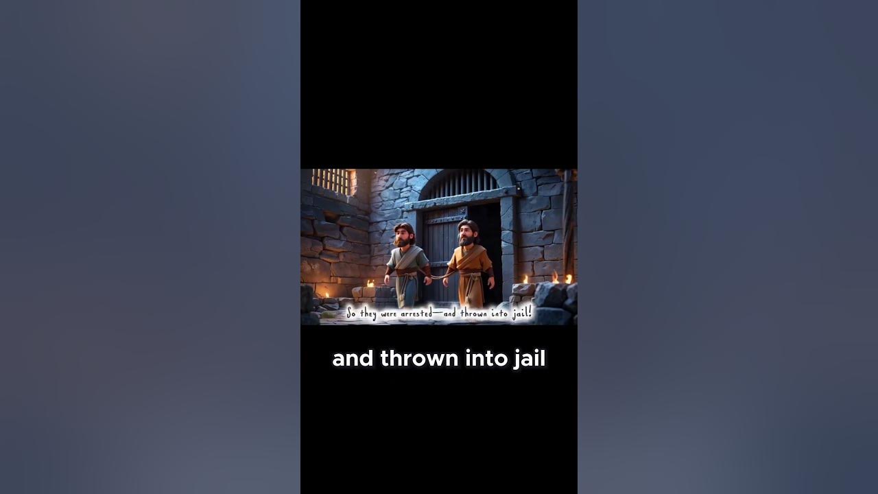 Paul and Silas Sing in Prison | Acts 16:25–26 | Bible Story for Kids | Kids for Jesus