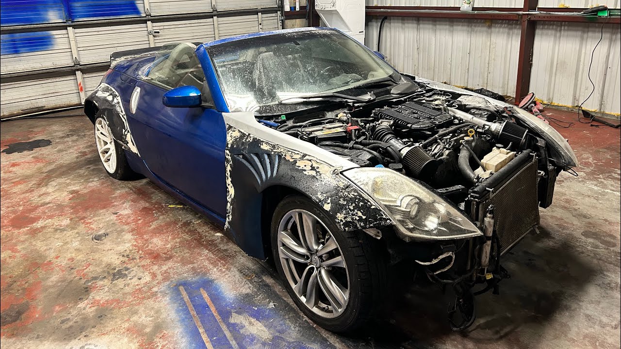 I got the cheapest Widebody kit for my Nissan 350Z - YouTube