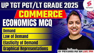 UP TGT PGT/LT Grade Commerce Classes 2025 | UP TGT PGT Economics MCQ Topics Priyanka Ma