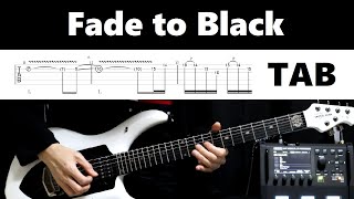 Metallica - Fade to Black (Guitar cover with tab)