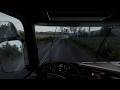 Sztum → Czernin | Rainy Farm Delivery | ETS2 Pomezania Map | No Commentary