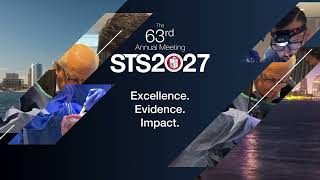 Save the Dates: 63rd STS Annual Meeting