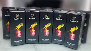 Swatch & Review of BLUESKY Gel Polish