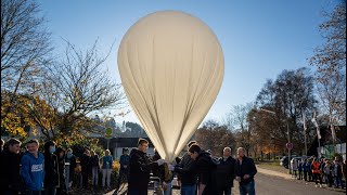 Stratoflights-Spektakulärer Ballonflug mit Baumabsturz