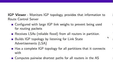 Routing Control Platform - Gennady