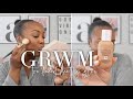 GRWM✨while trying *NEW* Too Faced Healthy Glow Moisturizing Skin Tint! | Andrea Renee