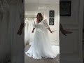 Plus size wedding dresses Try on!