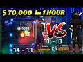 1v1 HIGH ROLLERS STAGE DOMINANCE WITH MY SHOTMAKER VS CHEATING CENTER in NBA 2K18