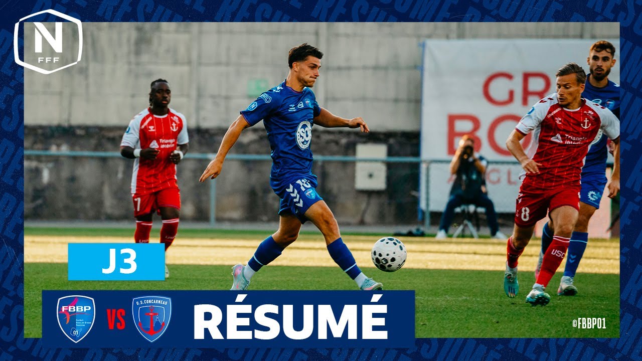 J3 I FBBP01 - US Concarneau (0-2) I National FFF 2025-2026