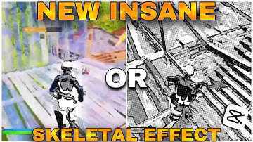 How to make this *NEW* INSANE SKELETAL EFFECT for your (Fortnite) Montage/Edit for *FREE* on Mobile