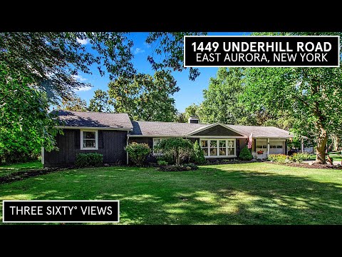 1449 Underhill Rd, East Aurora, NY home video tour