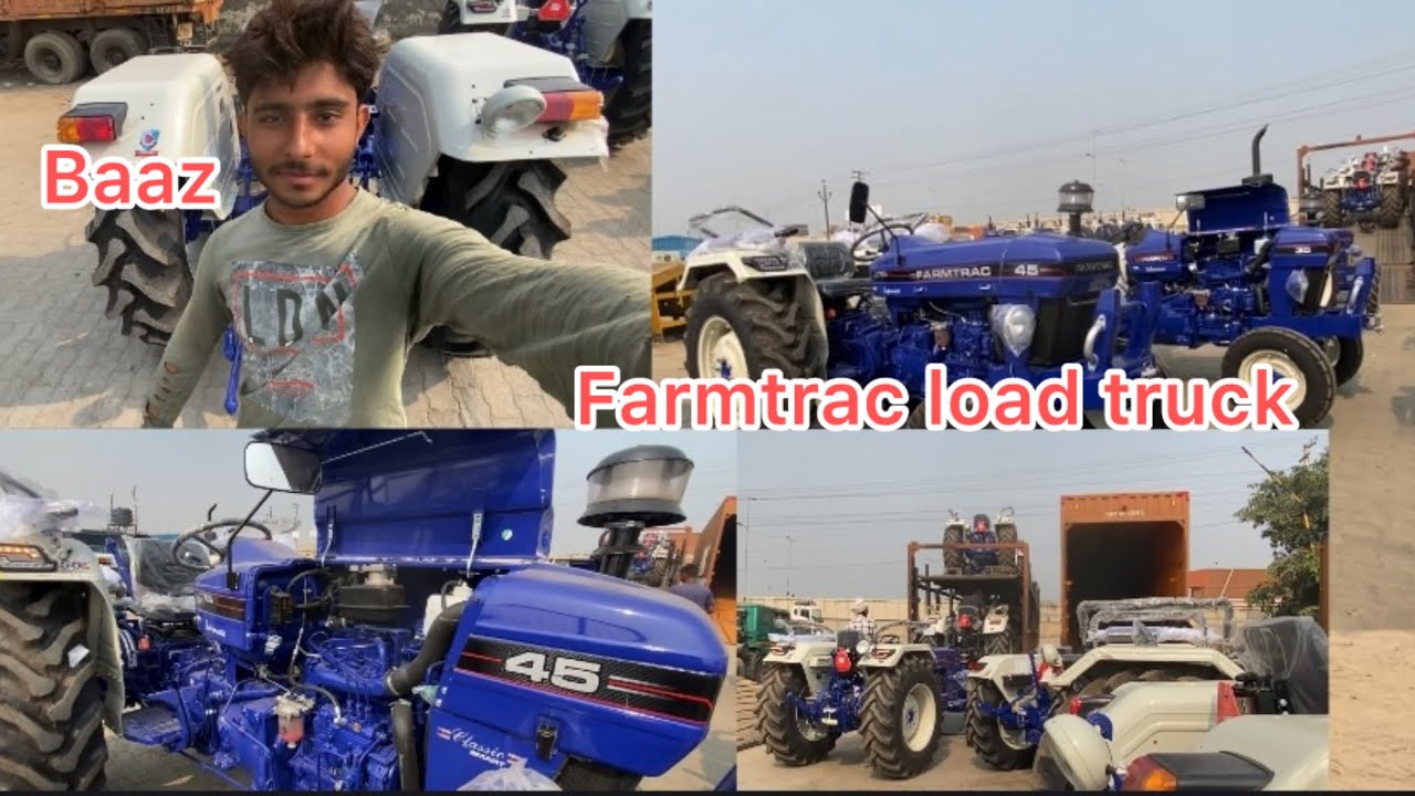 Farmtrac Tractor 🚜 load l  फरीदाबाद से पूना Farmtrac 45 