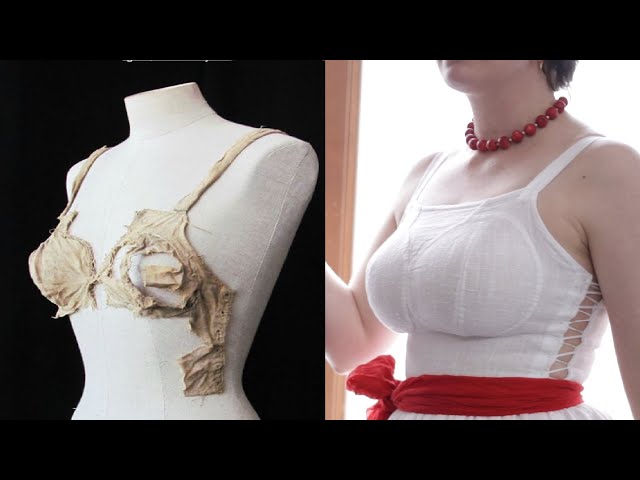 Sewing the world's OLDEST BRA! 