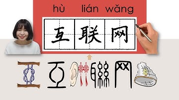 【NEW HSK3】/HSK4/互联网/互聯網/hulianwang_(internet)How to Pronounce & Write Chinese  Character #newhsk3