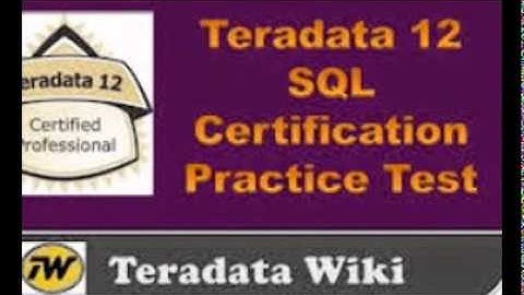 Teradata tutorials to get certified