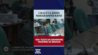 Sen Raffy Tulfo Sa Mga Senator  Mga Inutil Kayo Nakakahiya Kayo