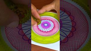 Ultimate Brain Melting Geometric Bliss!😍 Oddly Satisfying Spirograph Art Therapy #shorts #art #asmr