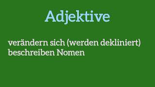 Adverbs and adjectives | Deutsch lernen