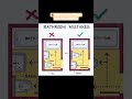 BATHROOM DESIGN MISTAKES Shorts Civilengineering065 Viral 