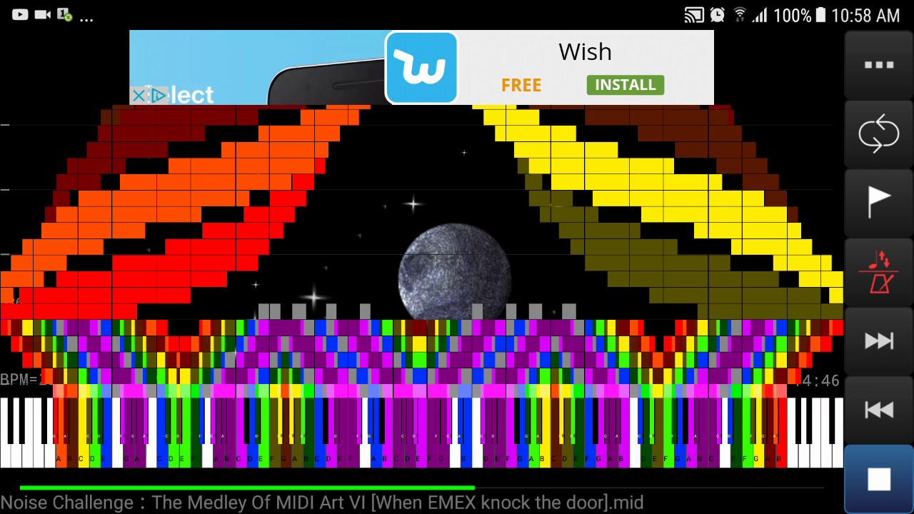 {Black MIDI} MIDI Voyager Noise Challenge The Medley of MIDI Art VI