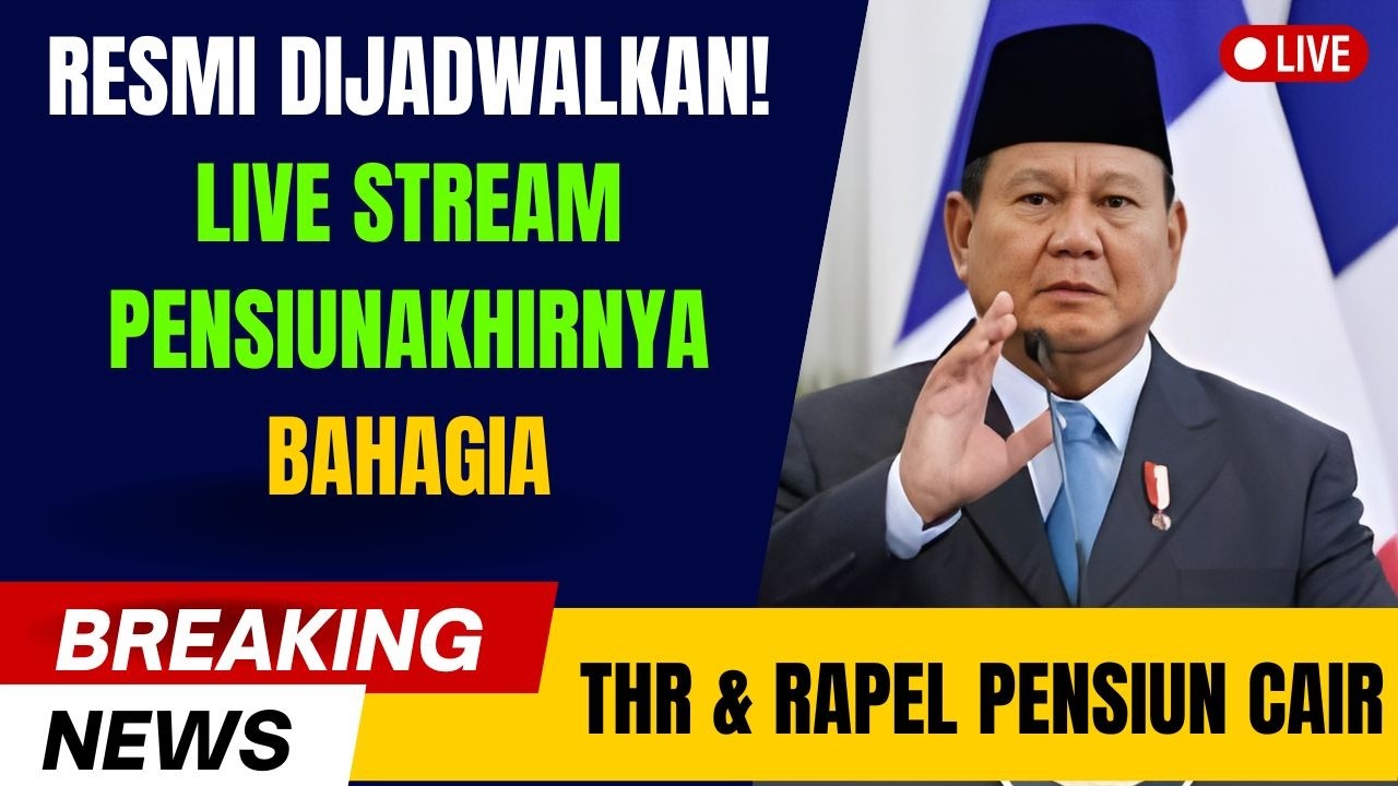 THR & Rapel Pensiunan 2026 DIJADWALKAN Cair Bersamaan? Ini Jadwal & Rinciannya
