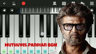 Jailer Bgm Muthuvel Pandiyan Arrives Easy Piano Tutorial Anirudh
