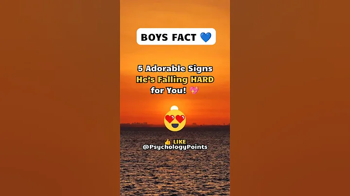 5 Adorable Signs He’s Falling HARD for You! 🥰 #shorts