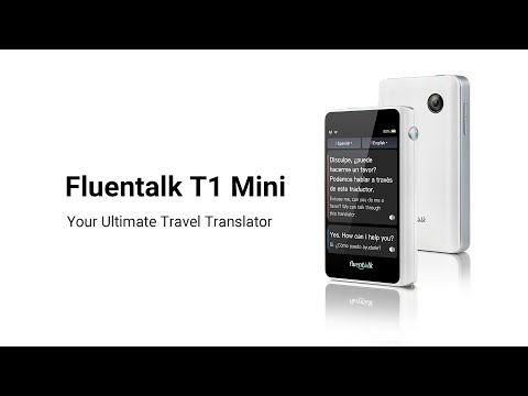 Fluentalk T1 Mini Language Translator Device | Your Ultimate Travel Translator