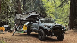 BIG SUR CAMPING TRIP! 3RD GEN TACOMA WITH CVT MT RAINIER ROOF TOP TENT!