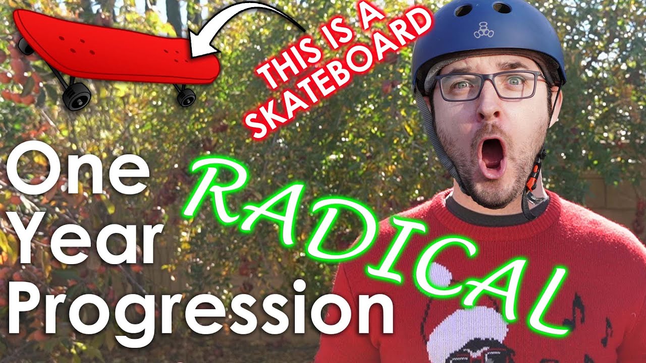 One Year Mini Ramp Skate Progression (2021)