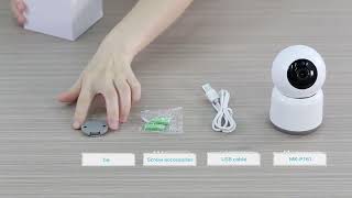 Smart Wifi Ptz Indoor Camera Unboxing