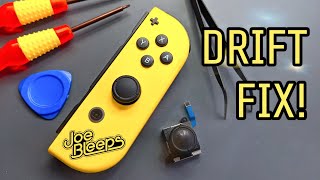 Right JoyCon drift fix - how to easily replace the thumbstick