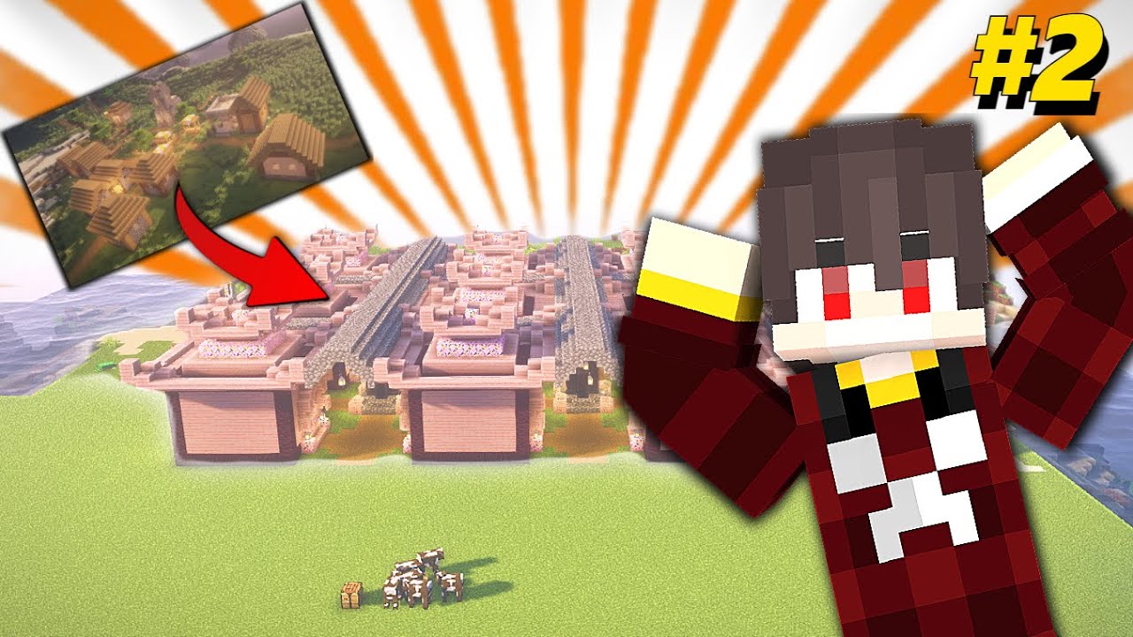 I TRANSFORMED A VILLAGE | Minecraft Survival (Episode 2) - YouTube