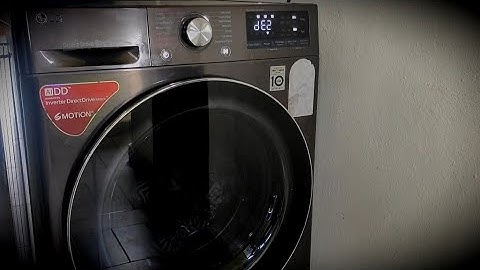 DE2 Error Fixed!! LG front load washing machine #washingmachine