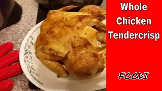 Ninja Foodi Whole Chicken Pressure and Tender Crisp