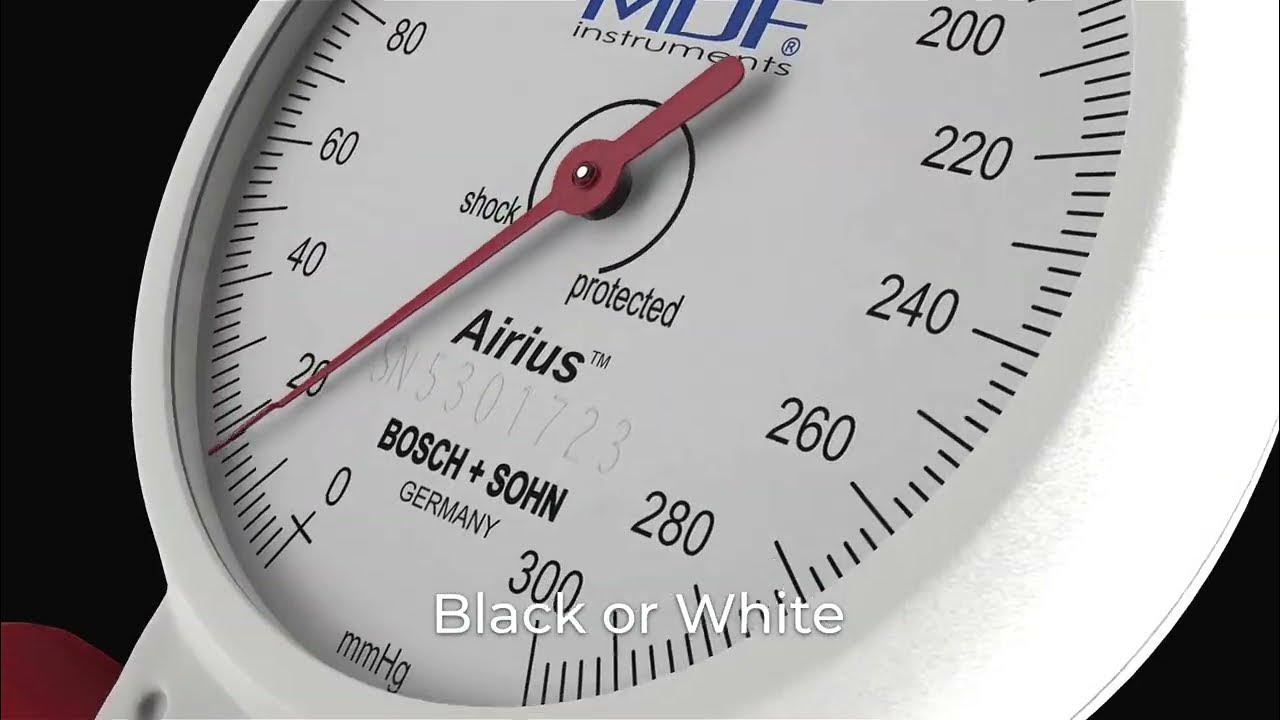 Airius Palm Aneroid Sphygmomanometer - Black