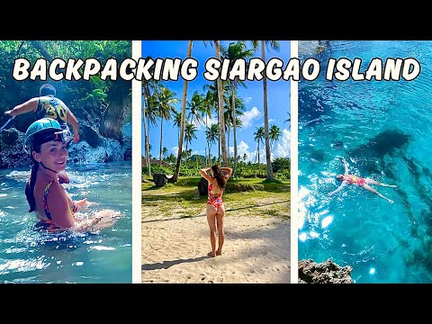 Motorcycle loop around Siargao island 2024! (Cliff diving, surfing, caving & rock pools)