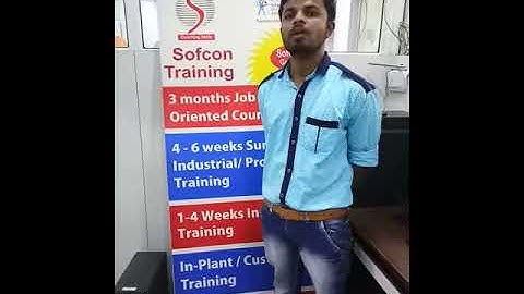 SOFCON TRAINING REVIEWS - Ashish Patil Trained & Placed From Sofcon Pune