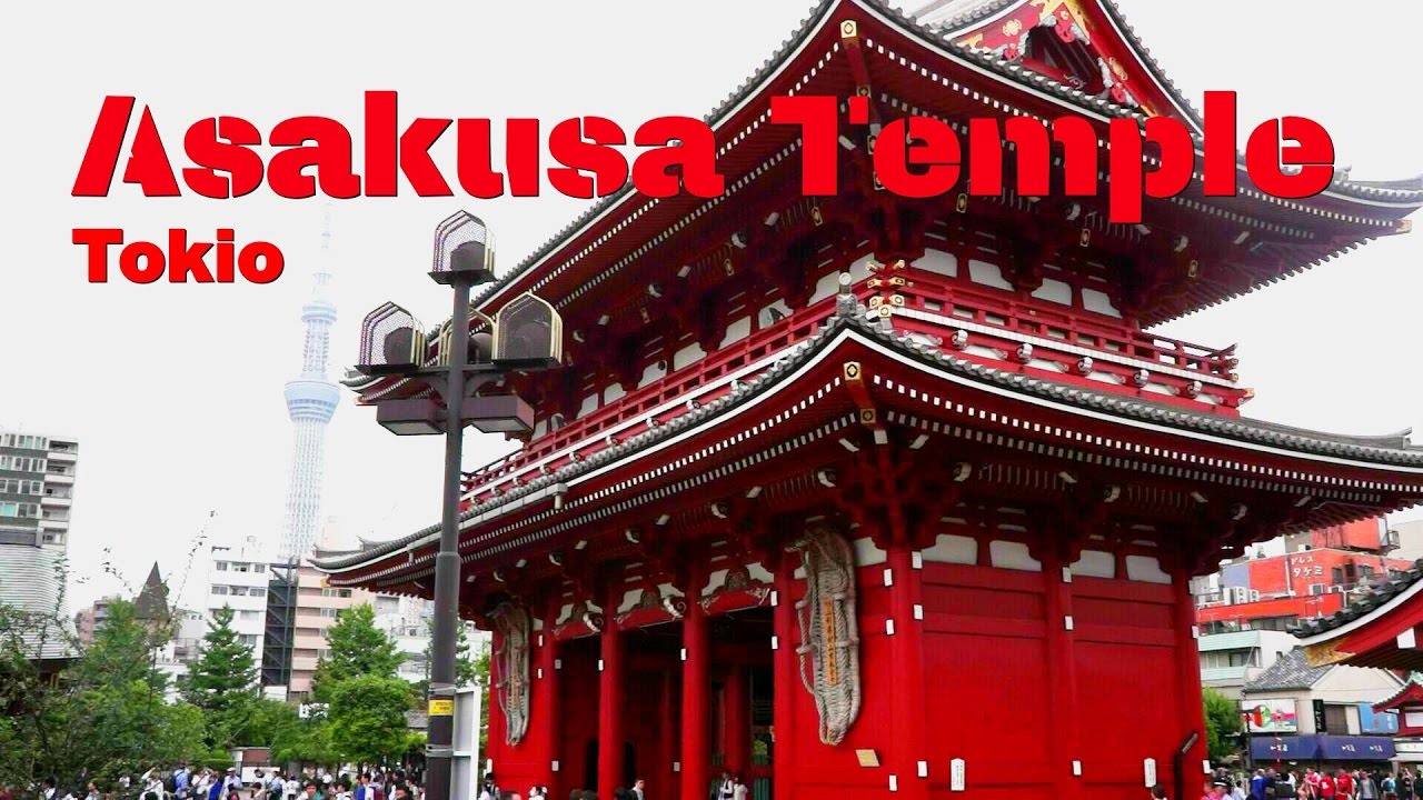 Tokio Tourist Attraction Asakusa Temple Youtube 