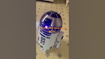 It works…not perfectly but it’s working. #fanhome #starwars #r2d2