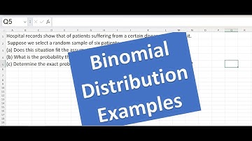 Binomial Distribution Examples in Excel
