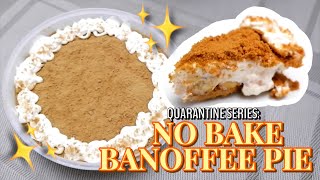 NO BAKE BANOFFEE PIE (4 INGREDIENTS ONLY!) | Erika Lim (Philippines)