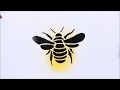 Easy Bee Stencil